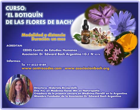 Medicina Floral Hoy Gabriela Ricciardelli El Botiquín De Las