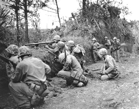 1st Marine Division On Okinawa Assault A Ridge Two Miles North Of Naha