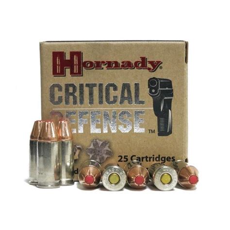 Hornady Critical Defense 9mm 115 Gr Ftx 25 Rds Lax Ammunition