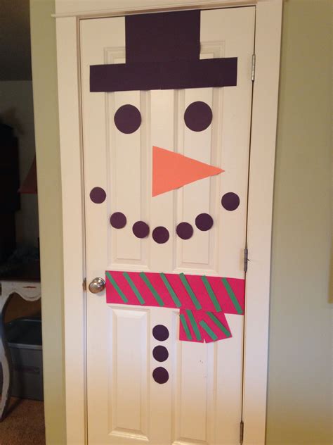 Frosty The Snowman Door Diychristmasdecor Snowman Party Holiday