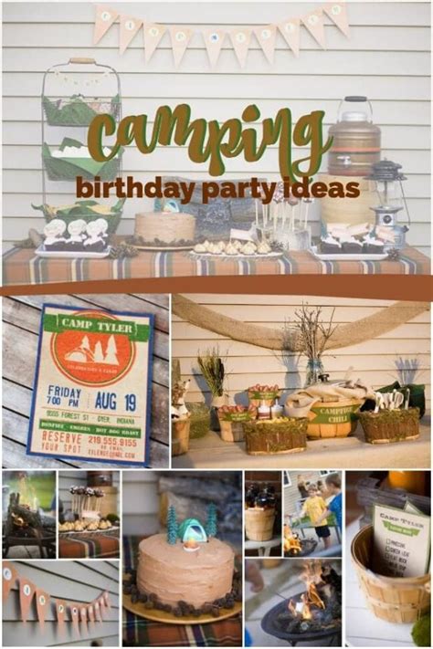 An Awesome Outdoor Camping Birthday Party Spaceships And Laser Beams