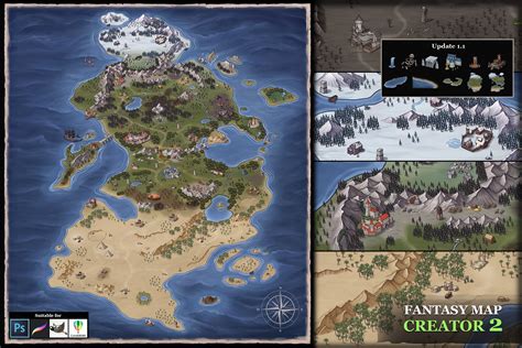 Fantasy Map Creator D Unity Asset Store