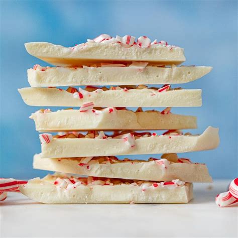 White Chocolate Candy Cane Bark 3 Ingredients Dinner Then Dessert White Chocolate Candy