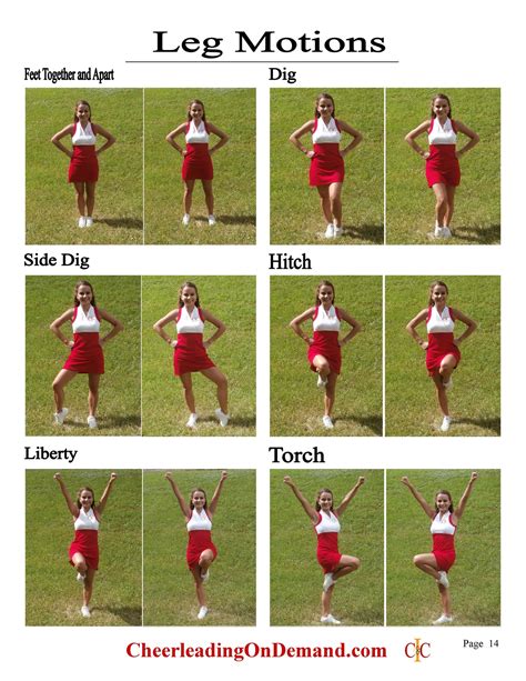 Cheerleading Motions Ebook Program Cheer And Dance On Demand