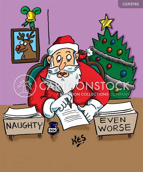 Kris Kringle Cartoons And Comics Funny Pictures From Cartoonstock