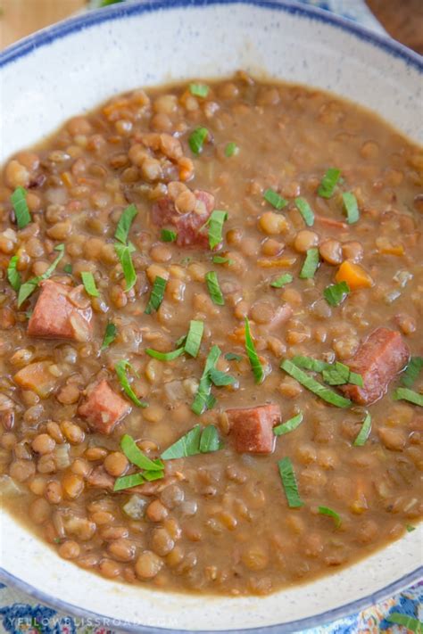 Pressure Cooker Lentil Soup