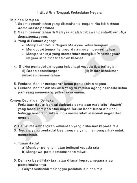 Padat dan lengkap untuk memenuhi keperluan guru untuk melaksanakan pnp. Nota Sejarah Tahun 5 Bab 1