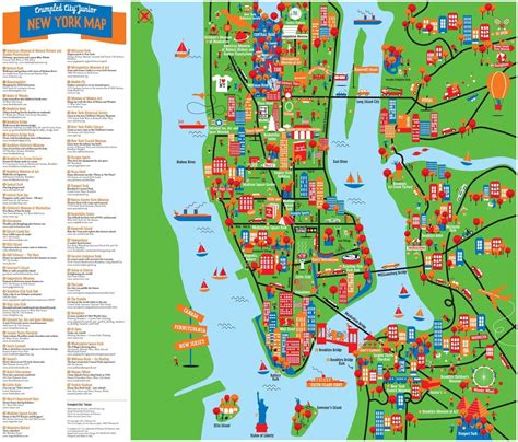 Carte Touristique De New York Voyage Carte Plan