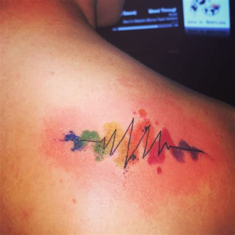 Pulse Tattoo By Ken Deft Built 4 Speed In Orlando Fl Rainbow
