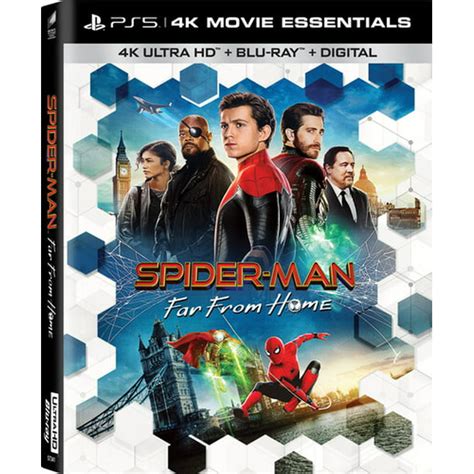 Spider Man Far From Home 4k Ultra Hd Blu Ray Walmart Exclusive