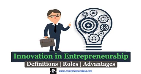 Innovation In Entrepreneurship Definitions Roles Benefits And Advantages