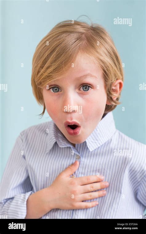 7 Year Old Boy Stock Photo Alamy