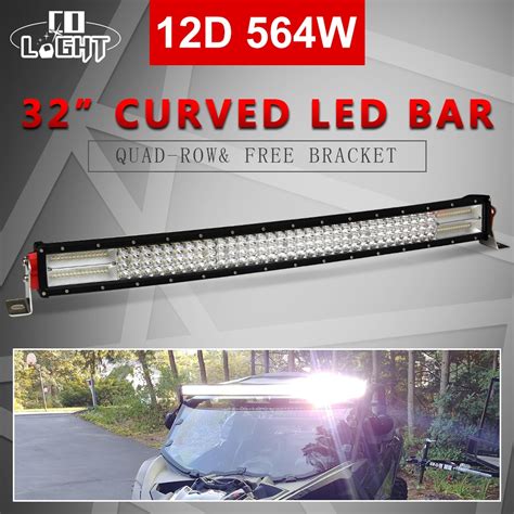 Co Light 32inch 12d Combo Led Work Light Bar Curved 4 Row Auto Offroad