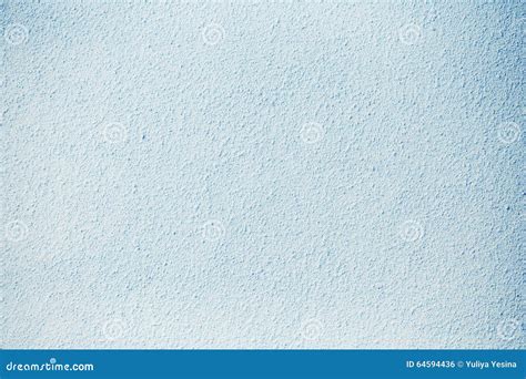 Blue Plastered Concrete Wall Background Texture Detail Stock Photo
