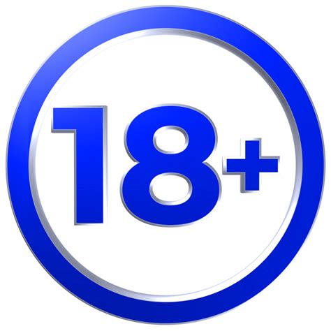 18 And Over Sign 18 Plus Warning Icon Sign 18 And Above Restriction