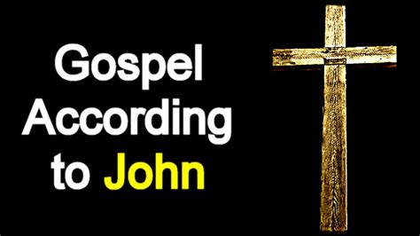 Gospel According To John Audio Bible Reading New Testament Nasb