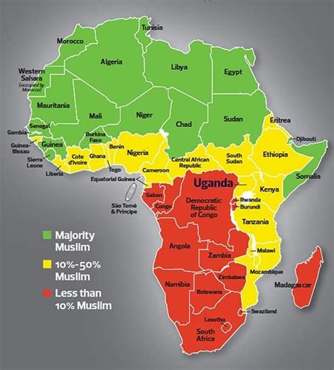 Places Where Muslims Live In Africa Source Davidwhitingtoday