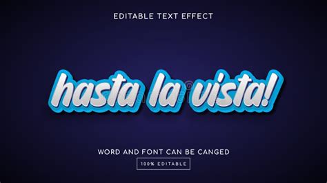 Hasta La Vista Hand Drawn Spanish Lettering Phrase That Means See