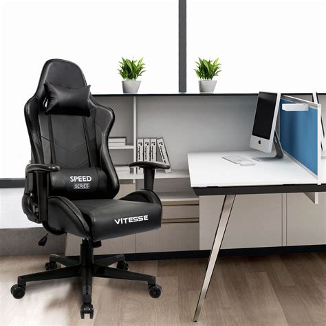 Gaming Office Chair Ergonomic Desk Chair High Back Racing Computer Chair Swivel Executive Chair 
