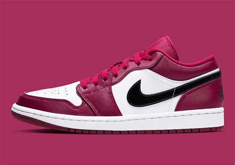 Air Jordan 1 Low Receives Noble Red Makeover Official Images