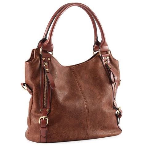 Plambag Women Faux Leather Hobo Handbag Large Tote Purse Be Sure To