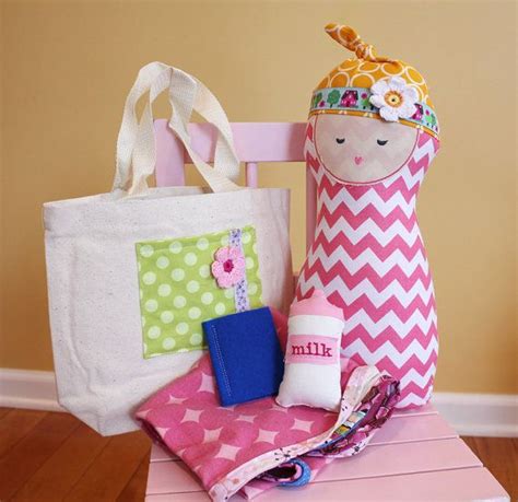 Baby Doll Gift Set Diaper Bag Blanket Bottle Soft Cloth Toy Etsy Doll Gift Baby Dolls Gift Set