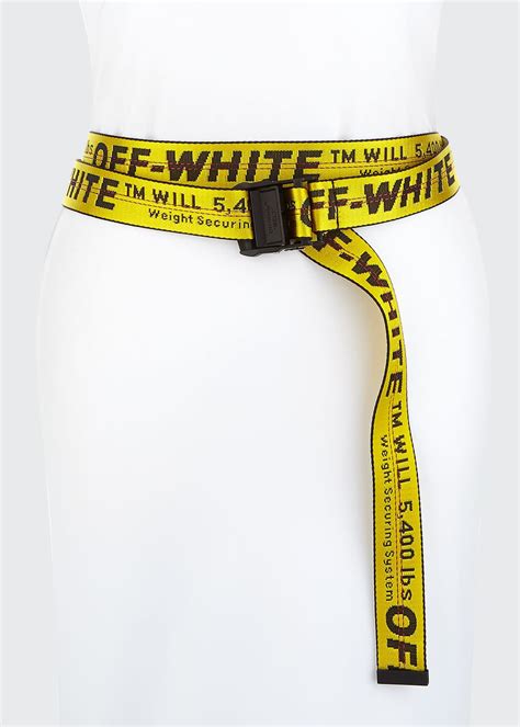 Off White Classic Industrial Web Logo Belt Bergdorf Goodman