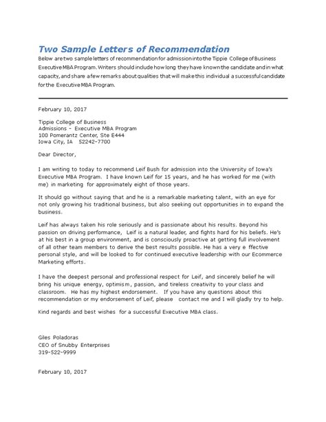 College Recommendation Letter For Student Templates At