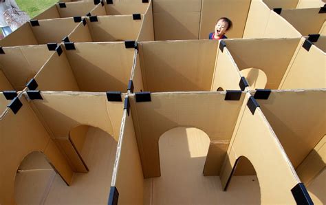 Cardboard Box Forts Castles And Mazes For The Kids Wife On The Go