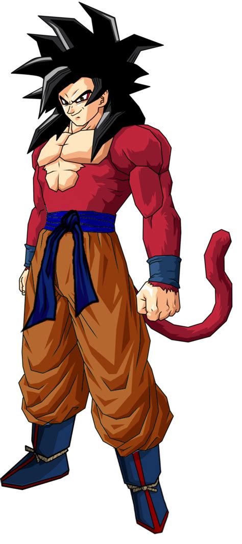 Goku Saiyan Saga Ssj4 By Xxarminxx On Deviantart