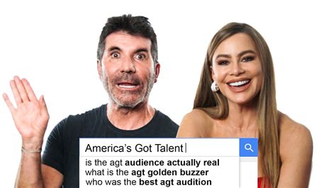 Sof A Vergara Simon Cowell Answer The Web S Most Searched Questions