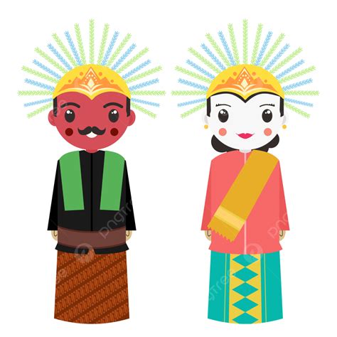 Betawi Ondel Ondel Jakarta Indonesia Vector Character Design Art Free