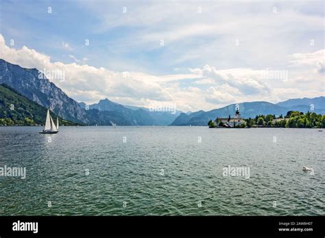 Schloss Ort Castle In Gmunden Austria Europe At The Lake Traunsee