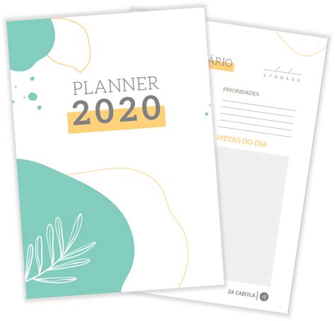 Ebook Planner 2020 Da Caixola