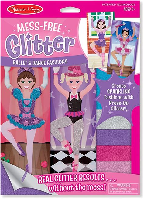 Melissa And Doug Mess Free Glitter Craft Kit Ballet And
