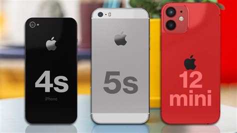 Iphone 12 Mini Vs Iphone 5s Vs Iphone 4s Whats Changed Between