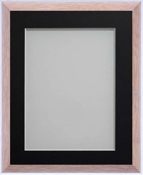 Hawthorn Terracotta Brown 9x7 Frame With Black Mount Cut For Image Size 6x4