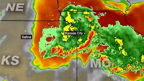 Storms Collide On Kansas And Missouri Border Videos From The Weather
