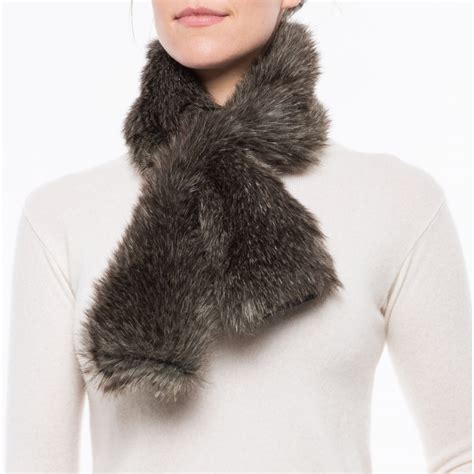 Parkhurst Faux Fur Scarf For Women Save 75