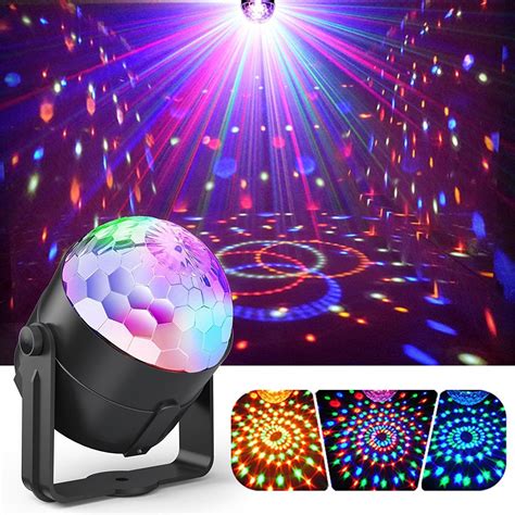 Rgb Led Disco Ball Dj Party Dance Light Effect Remote Control Strobe