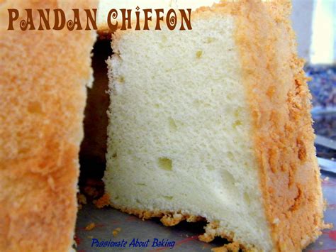 Pandan Chiffon Cake Passionate About Baking