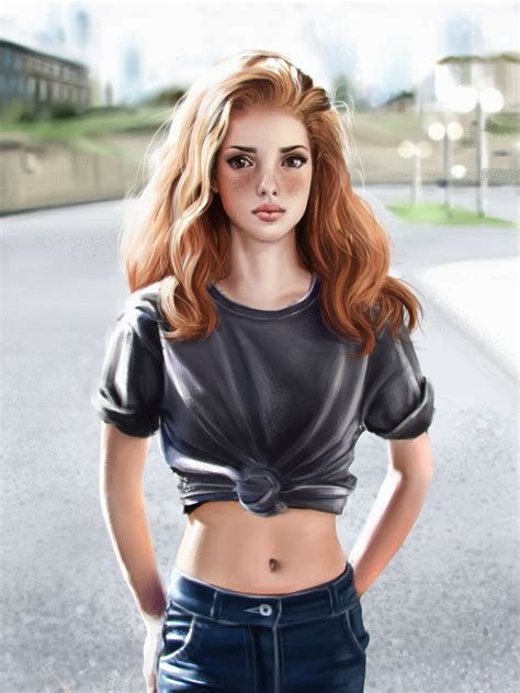 Redhead Girl Photo Study By Chriskimart On Deviantart
