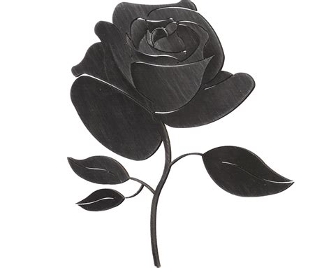 Metal Cut Out Rose 8 Best Images Of Printable Template Paper Rose