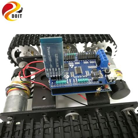 Doit Bluetooth Control Tank Car Chassis Crawler Tracked Robot For Robot