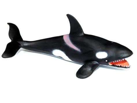 Detailed Hand Painted Realistic Large 6 Killer Whale Pvc Plastic