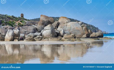 Whisky Bay In The Bass Strait Wilsons Promontory National Park Stock