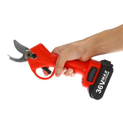 36V 25mm Cordless Electric Pruning Shears 13000mAh Rechargeable Branch