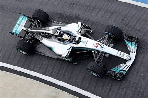 Mercedes Car Formula One Gets Look At Lewis Hamiltons