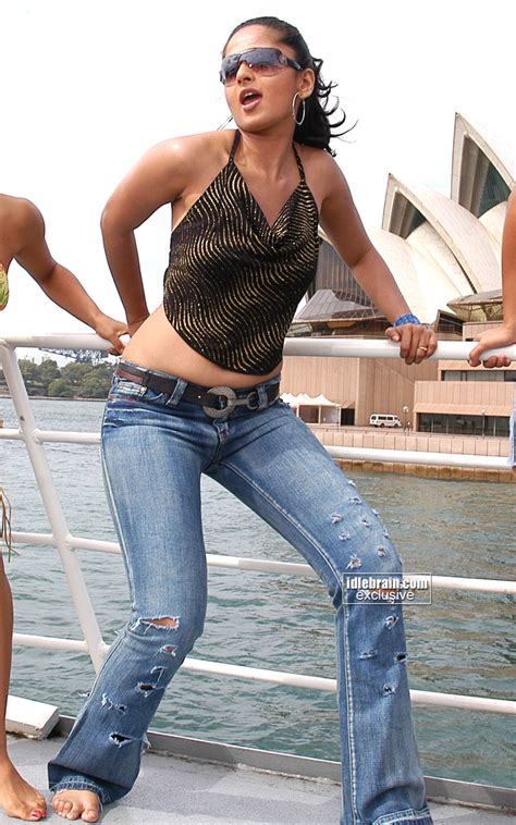 Indian Actress Anushka Shetty Latest Telugu Song Backless Bikini Bra