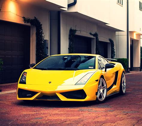 Lamborghini Gallardo Lambo Supercar Superleggera Yellow Hd